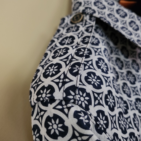 Tory Burch Belted Shirt Dress , Size 4, Color Pattern Print - Picture 5 of 11